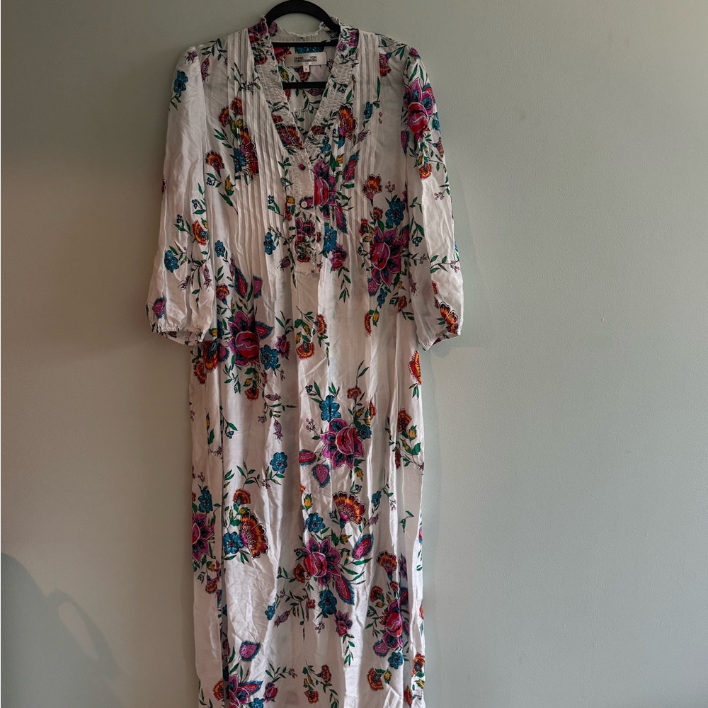 DVF Floral Maxi Dress